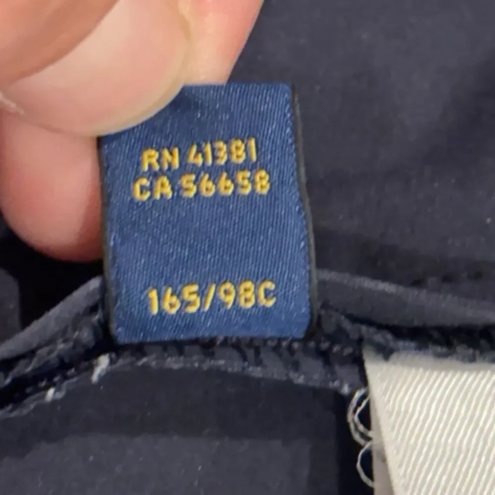 Polo Ralph Lauren Pants Mens 38x30 Classic Fit Stretch Chino Navy Dress Casual